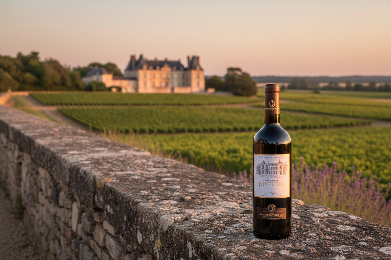 Château Les Joyeuses сред френските лозя
