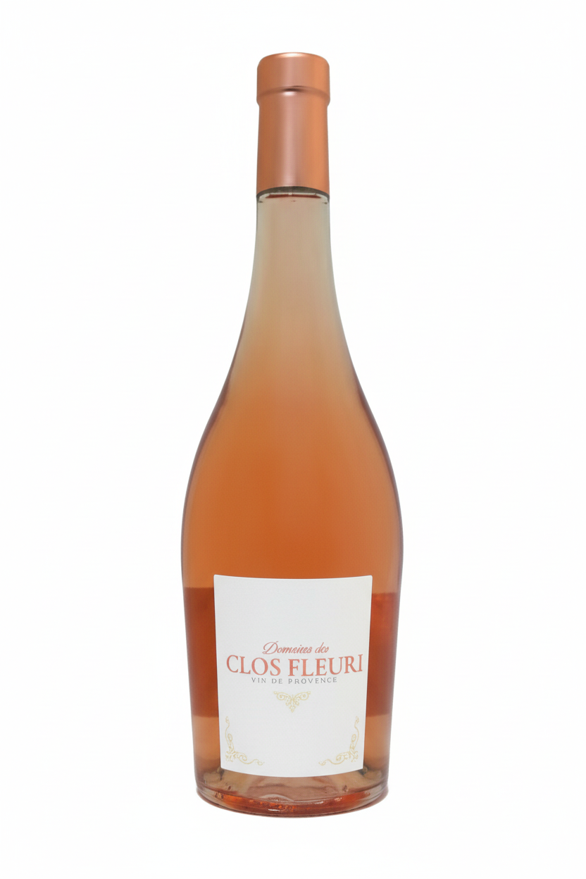 Професионална снимка на Clos Fleur розе вино