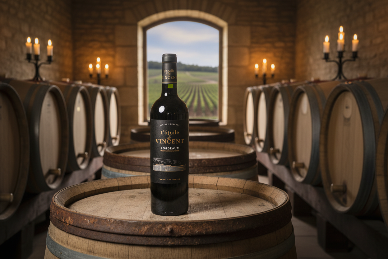 L’étoile de Vincent AOP Bordeaux 2022 red wine